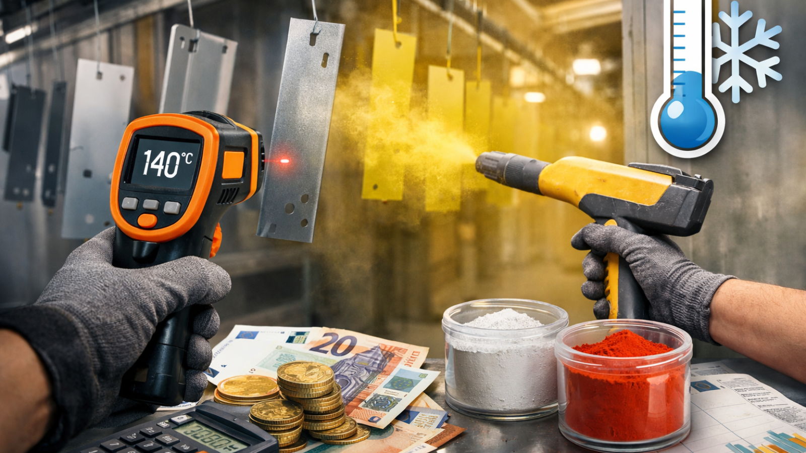 Jak obniżyć koszty w lakierni proszkowej? Rola niskotemperaturowych farb proszkowych